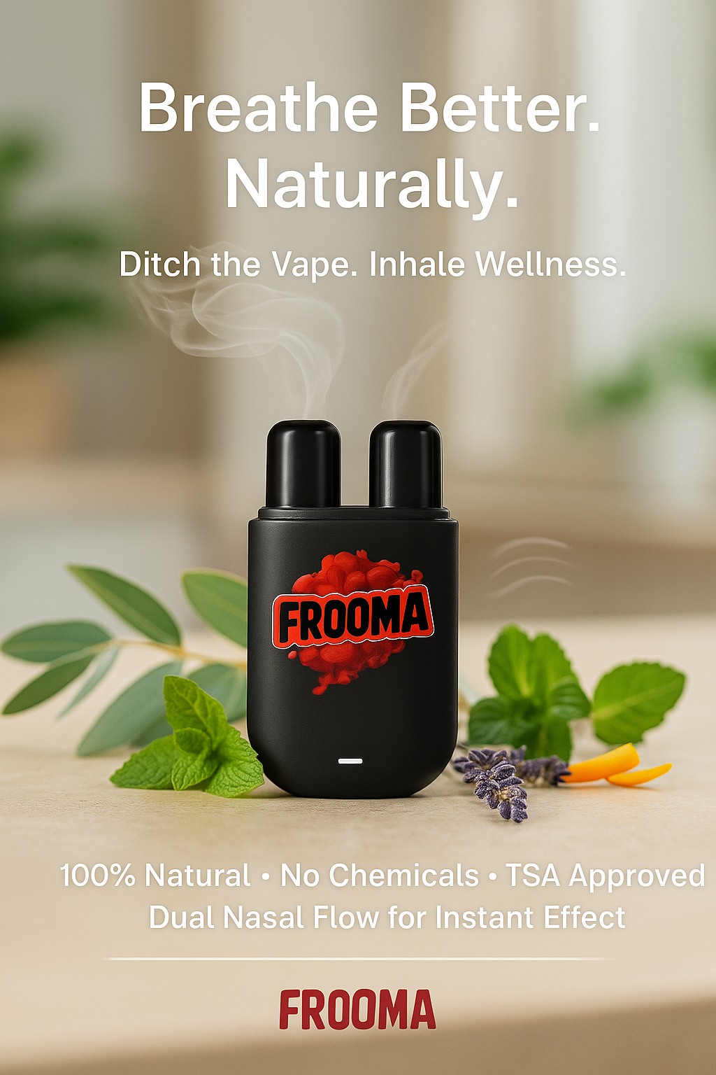 Frooma Energizing Aromatherapy Inhaler