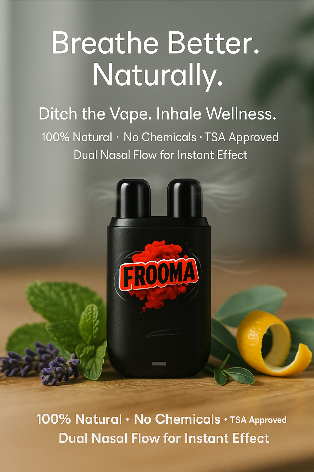 Frooma Energizing Aromatherapy Inhaler
