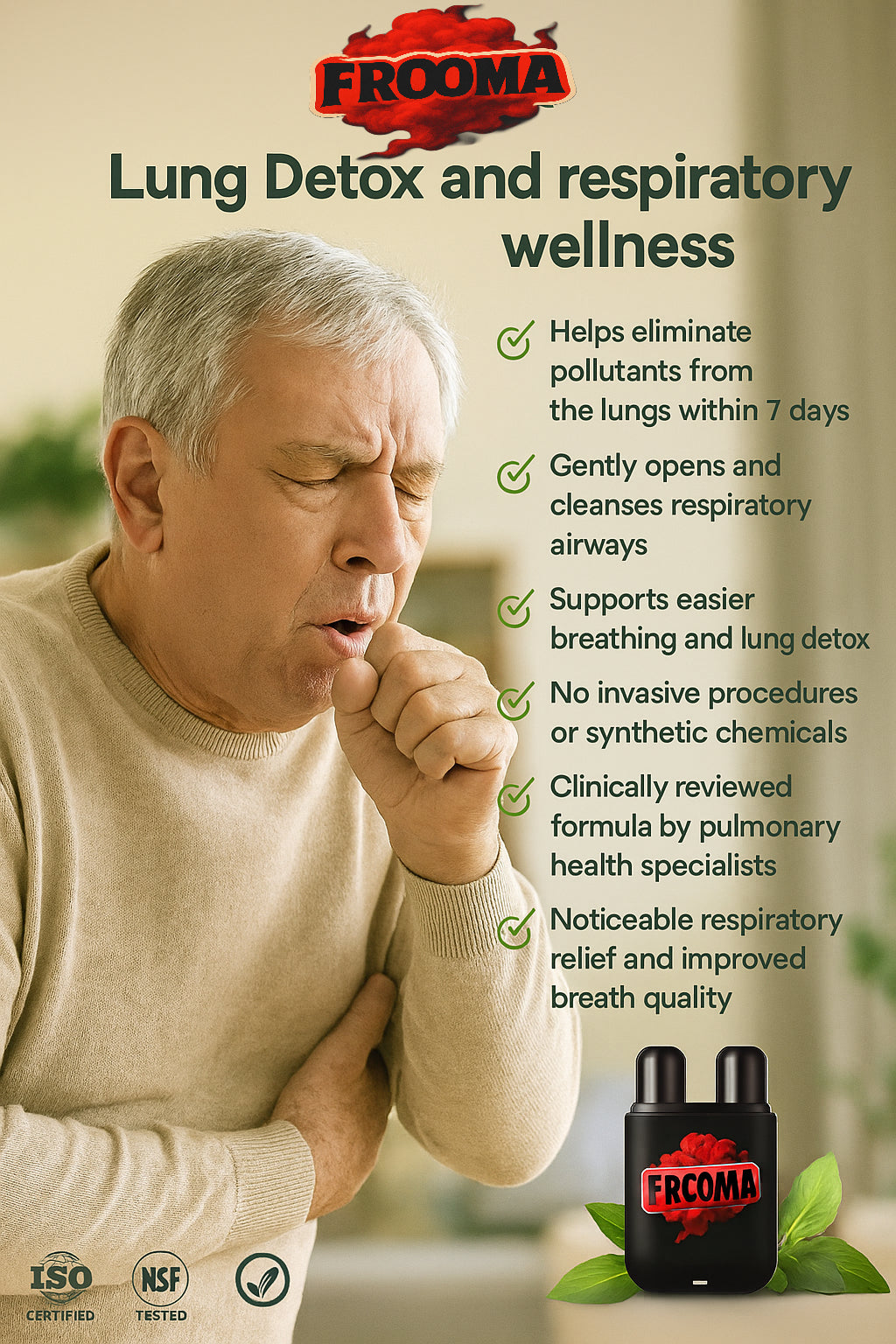 Frooma Energizing Aromatherapy Inhaler